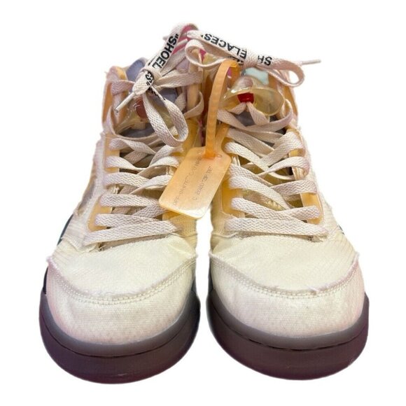 Nike Air Jordan 5 Retro Off-White Mid Sail Sneakers Shoes SIZE 7 DH8565-100 main image 9